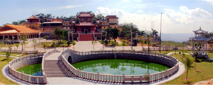 云盖寺全景
